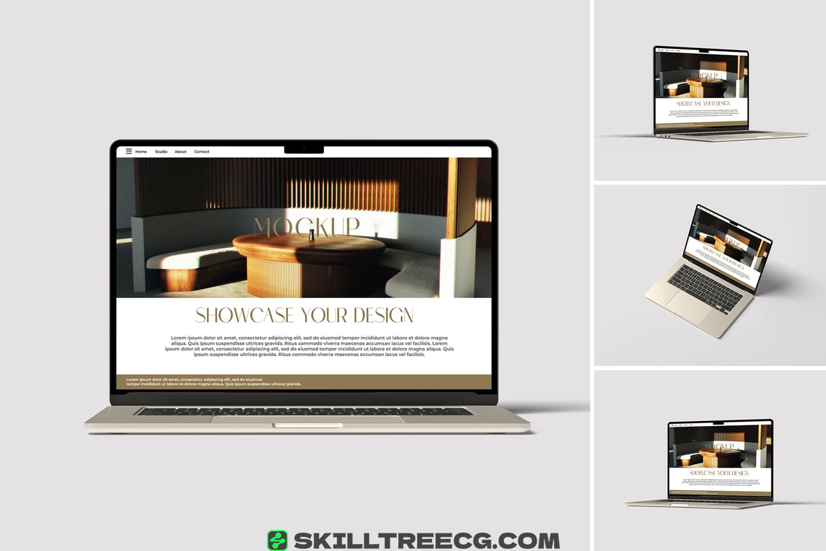 MacBook Air 15 Inch Mockup（810595）-技能树